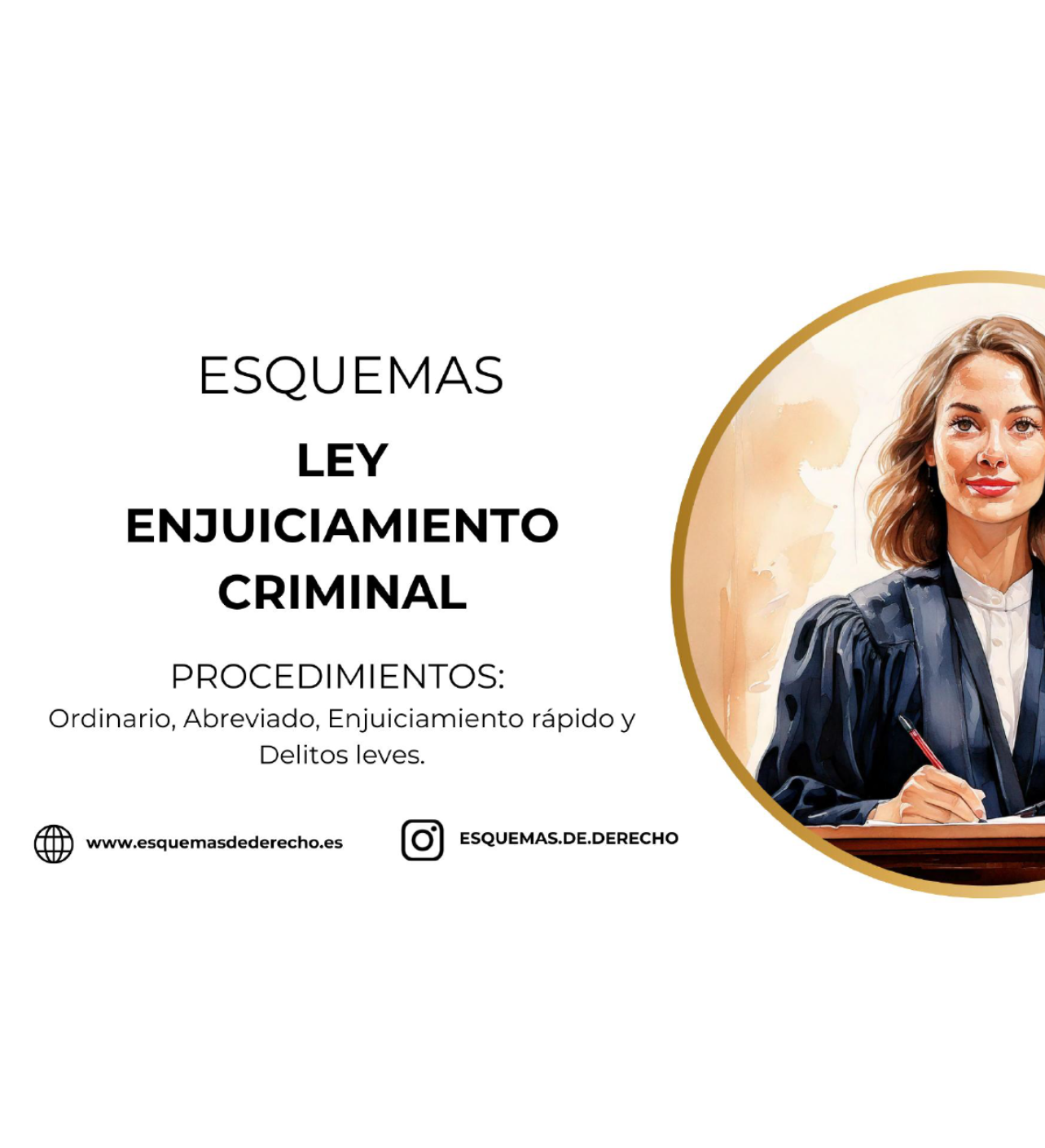 Esquemas Procedimientos Ley Enjuiciamiento Criminal